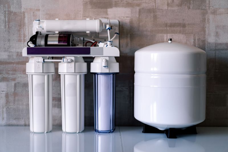 Water Softener System Close-up